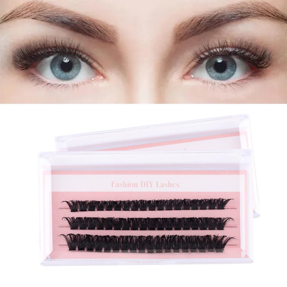 Sug Lash Cluster 5d Fluffy หนาขนตา Clusters D Curl Lash Eyelash Wispy Diy Lashes แต่งหน้า J6