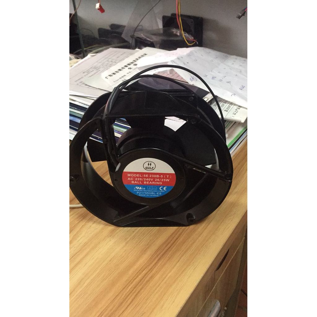 5E230B-5 (T) 17251 ไต้หวันนําเข้า AC220/240V High Life พัดลมระบายความร้อน 26/25W