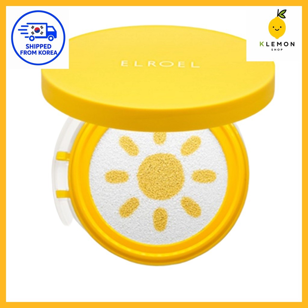 [KOREA] ELROEL Pang Yellow Big Tone-Up Sun Cushion Plus, SPF50+ PA++++, 25g, 1 ชิ้น / Korean Sun Cus