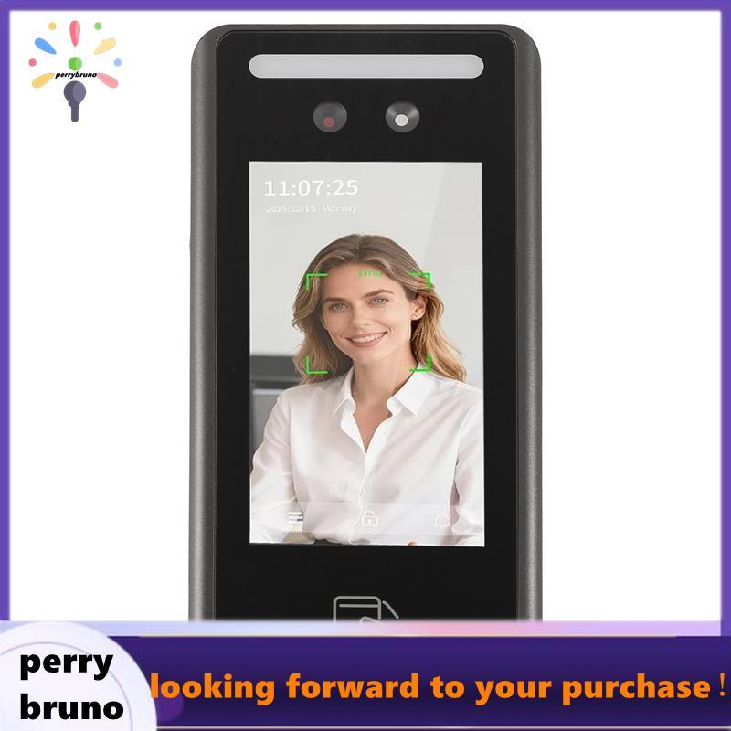 AI Biometric Wall-Mounted Face & RFID Recognition Terminal 4.5-Inch Card Reader ระบบควบคุมการเข้าออก