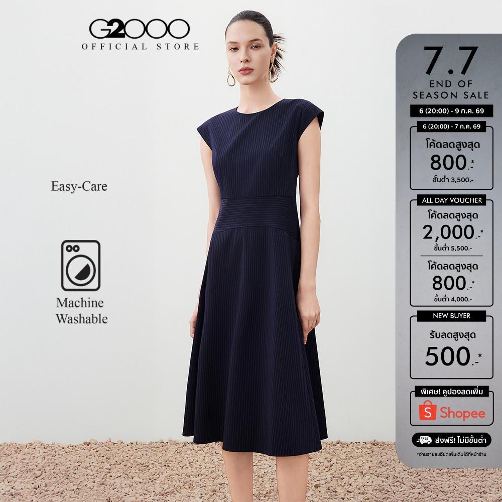 G2000 เดรสสำหรับผู้หญิง ทรง Fit & Flare Shape รุ่น 5623506679 NAVY
