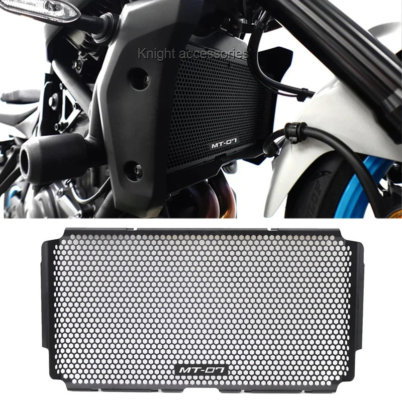 สําหรับ MT07 MT-07 MT 07 mt07 mt 07 2025 หม้อน้ํารถจักรยานยนต์ Grille Cover Guard Protector MT07