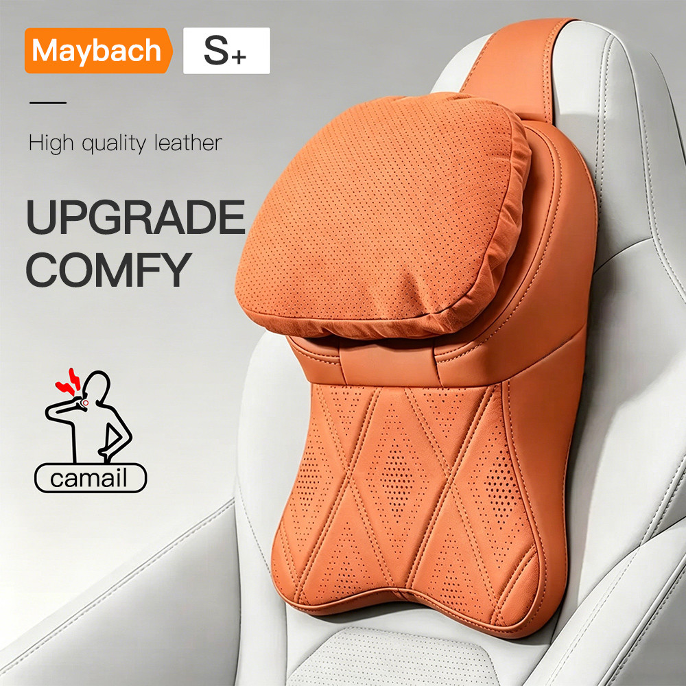 คุณภาพสูง Universal รถ Headrest เบาะรถที่นั่งคอหมอน Perforated สําหรับ Leapmotor T03 C01 C10 C11 C16