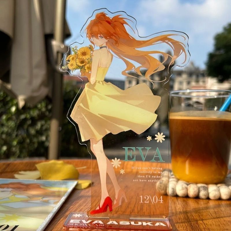 EVA/Asuka/สินค้า Evangelion รูปแบบใหม่อะนิเมะ Asuka ขาตั้งอะคริลิค/vtre
