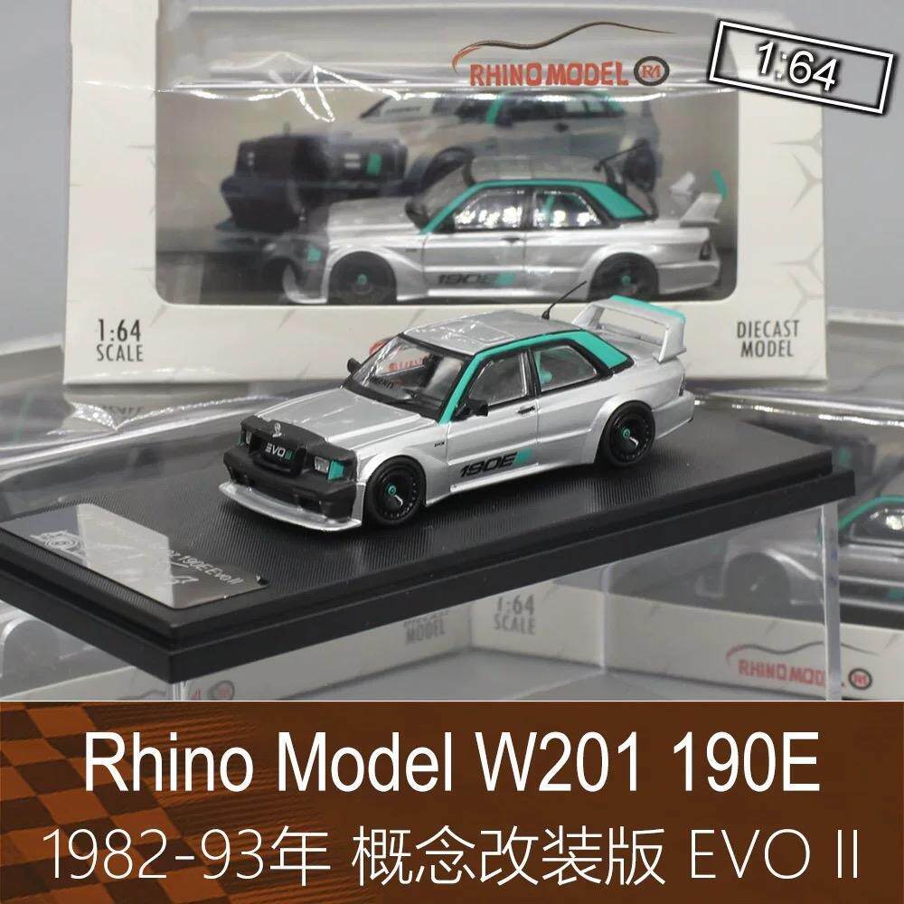 [คลังสินค้าพร้อม] Rhino Model 164 Rhino Sports Car W201 Model Concept Modified EVO II เหมาะสําหรับ B