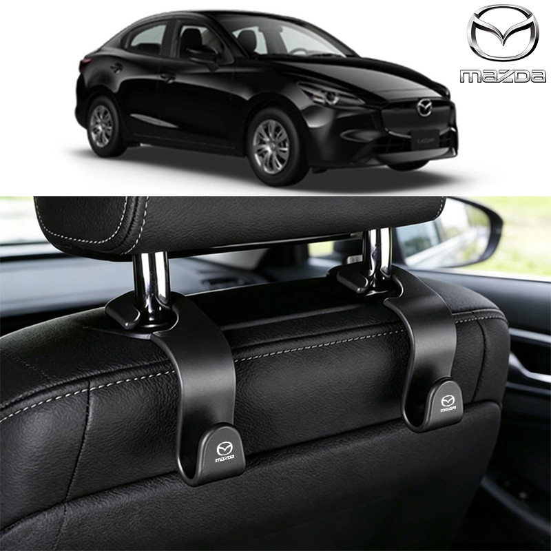 NEW MAZDA 2 3CX-3 CX-5 CX-8 ESSENTIAL FASTBACKSEDAN 6 20TH ANNIVERSARYBT-50ตะขอเเขวนในรถยนต์ ะขอแขวนติดเบาะที่นั่งรถยนต์