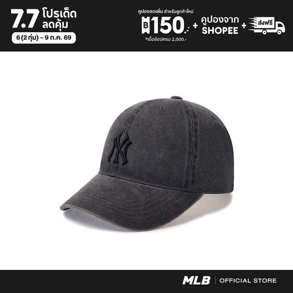 MLB หมวกแก็ป ยูนิเซ็กส์ Basic รุ่น 3ACPVV14N 50GRD สีเทาเข้ม
