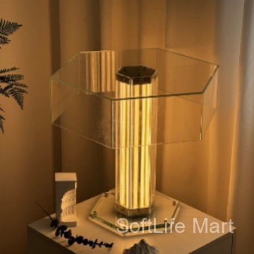 Italy SuperWire Glass table lamp designer model for model rooms, hotels, study rooms, and living roo
