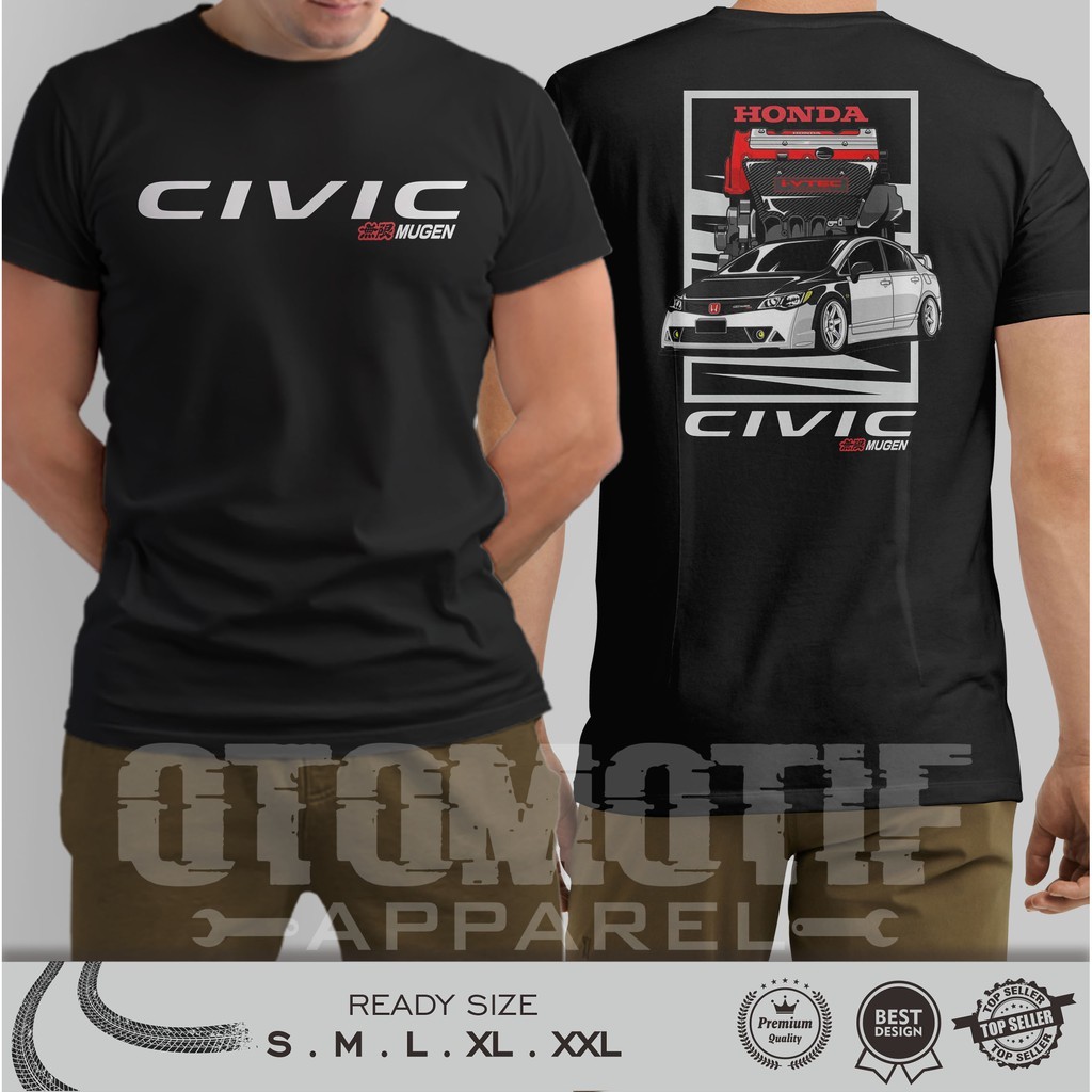 เสื้อยืด Honda Civic Fd Mugen Series 10