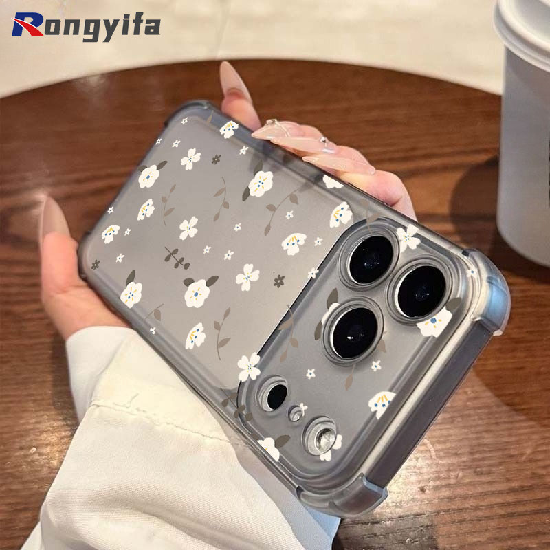 ดอกไม้หรูหราเคสโทรศัพท์สําหรับVivo X300 X300S Pro Ultra X200 Pro Mini FE X200S X100 Pro Ultra X100S Proหรูหราน่ารักS Ice Mist Frosted Clear Softปลอก