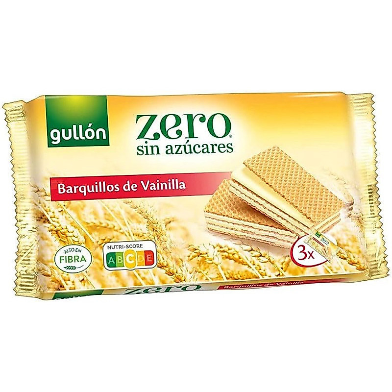 Gullon zero sugar free wafer chocolate/ vanilla vegan 2รส ช็อกโกแลต/วานิลลา จากสเปน เวเฟอร์ครีม ไม่ม