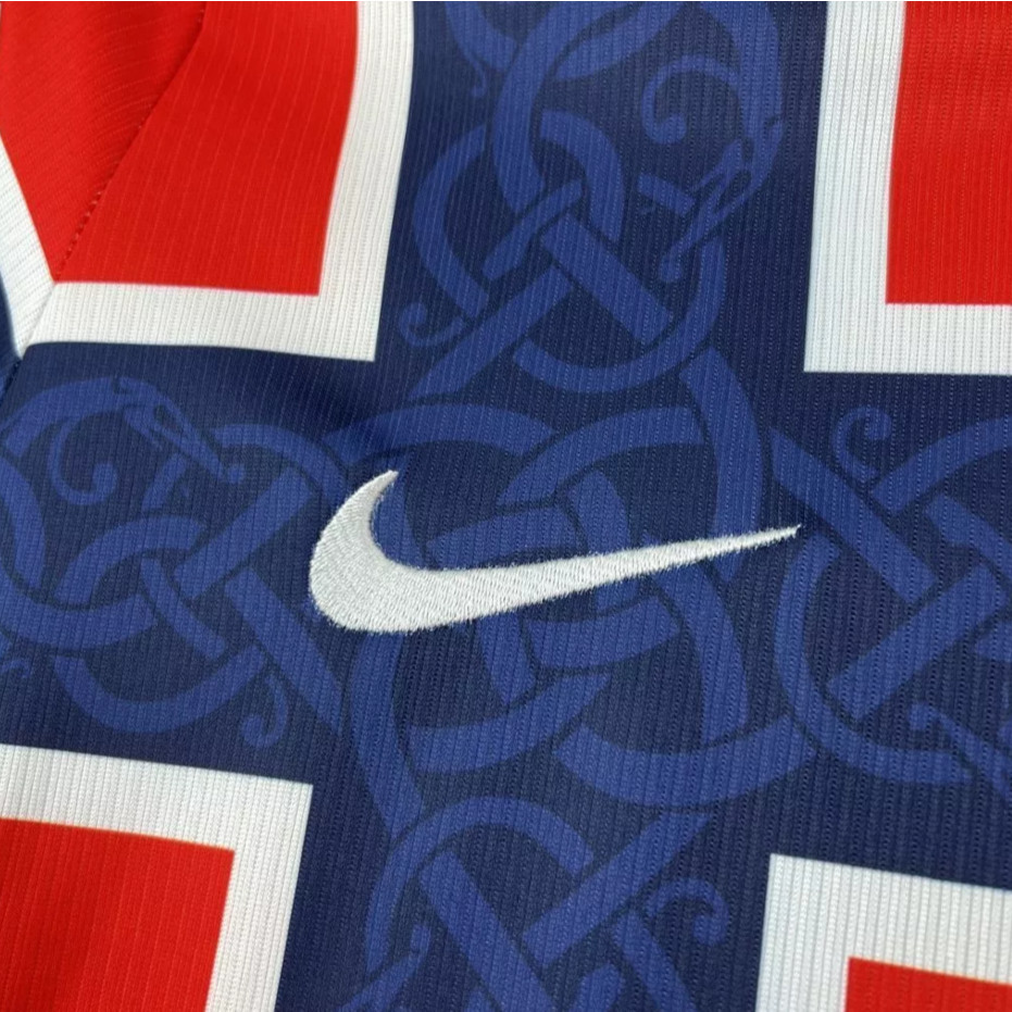 แฟนเวอร์ชั่น เสื้อฟุตบอลเหย้าและเยือนนอร์เวย์สําหรับฟุตบอล รูปที่ 4