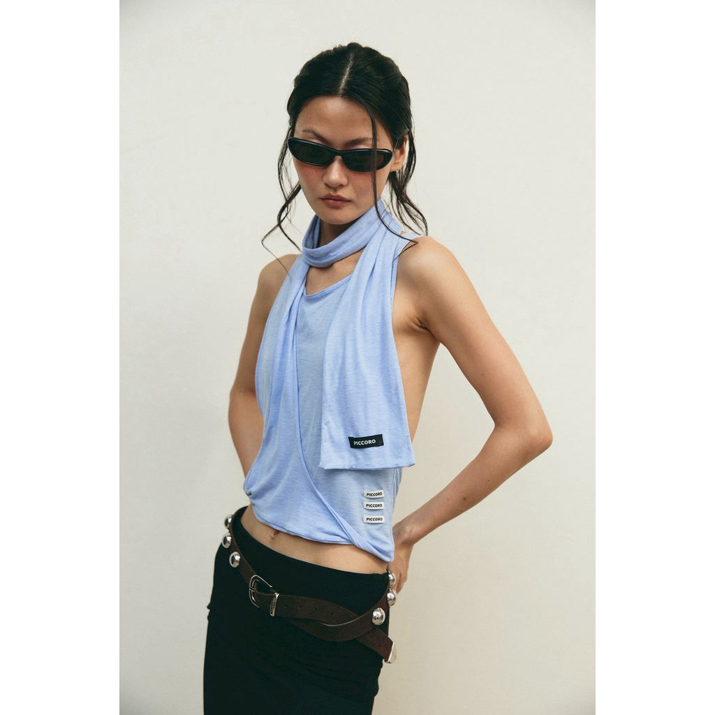 Piccoro - Scarf Halter Top เสื้อกล้ามผ้าพันคอ