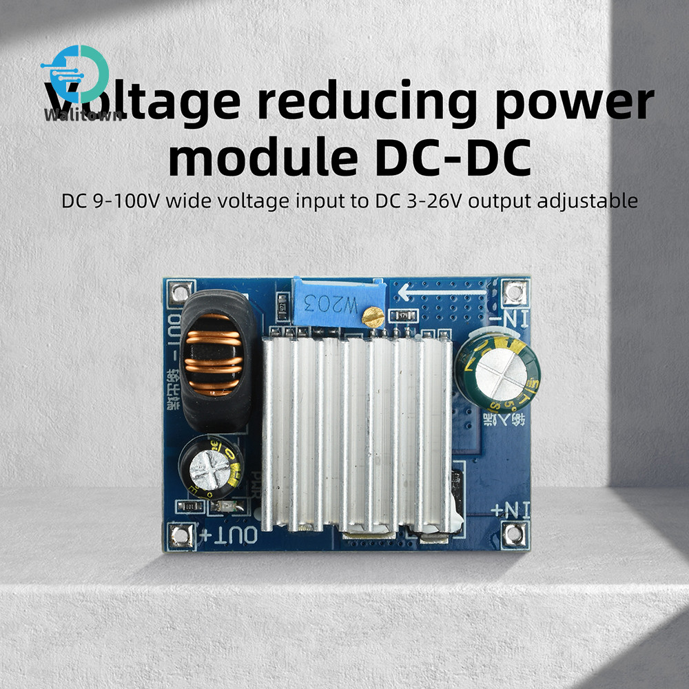 DC9-100V ถึง DC3-26V ปรับเอาต์พุต Buck Power โมดูล 4A Regulated DC Switching Power Supply