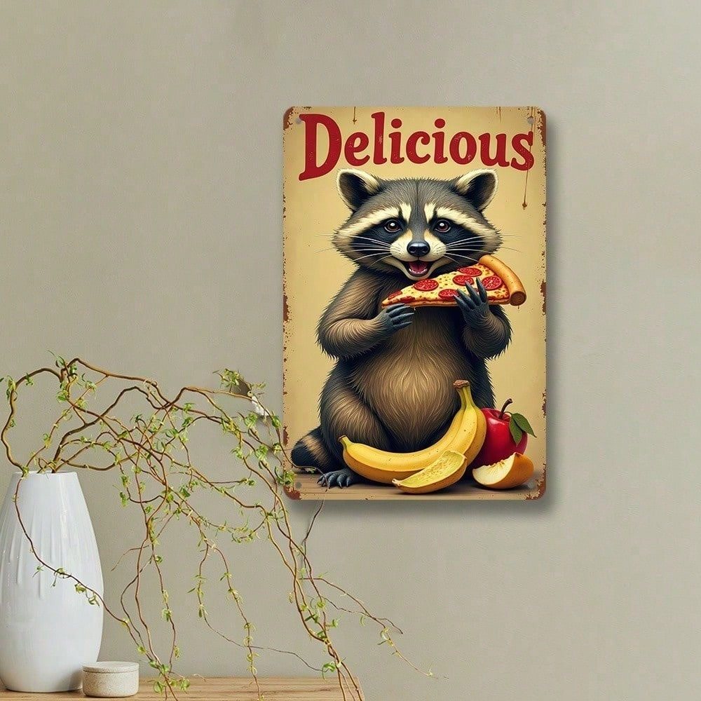 HELLOYOUNG ป้ายดีบุกโลหะวินเทจ Retro 80s 90s พิซซ่า Wall Art ตกแต่งห้องครัว Bar Man Cave โปสเตอร์ขนา