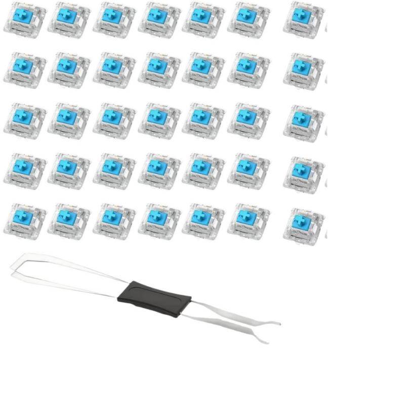 HETH 1 ชุดแป้นพิมพ์เปลี่ยนอุปกรณ์เสริมสวิตช์คีย์บอร์ด Clier Key เปลี่ยน 3 Pin Tactile Switch HETH