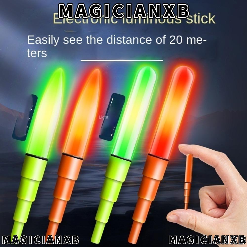 MAGICIANXB 1 ชิ้น LED Fishing Float Top, Induction Luminous Fishing Float Light, Super Bright Night 