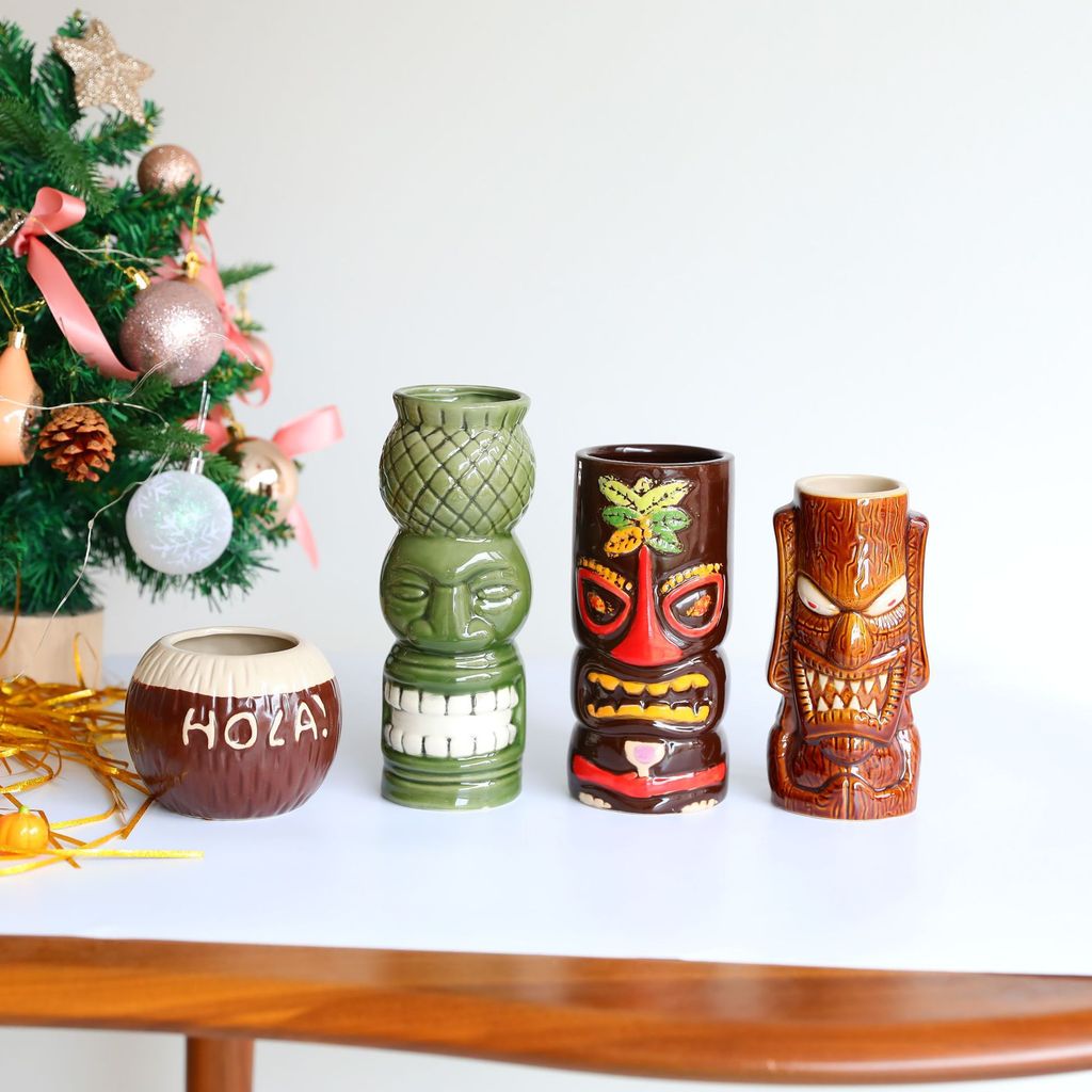 Hawaiian Cocktail Cup Personalized Ceramic Cup Zombie Cup Artistic Ceramic Wine Glass