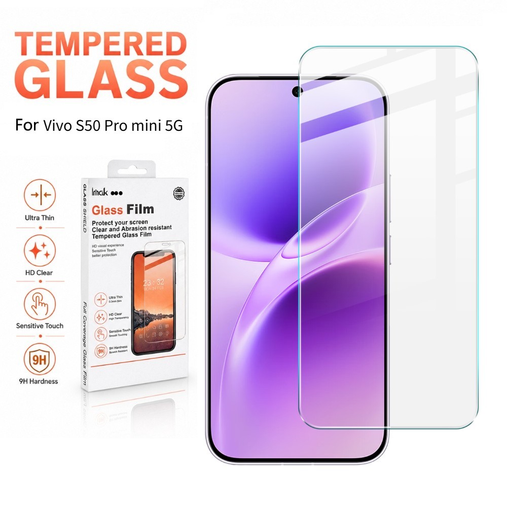 ฟิล์มกระจก สำหรับ VIVO S50 S30 S20 Pro Mini 5G สนับสนุนลายนิ้วมือ ใสคมชัด HD 9H ความแข็ง FM0001