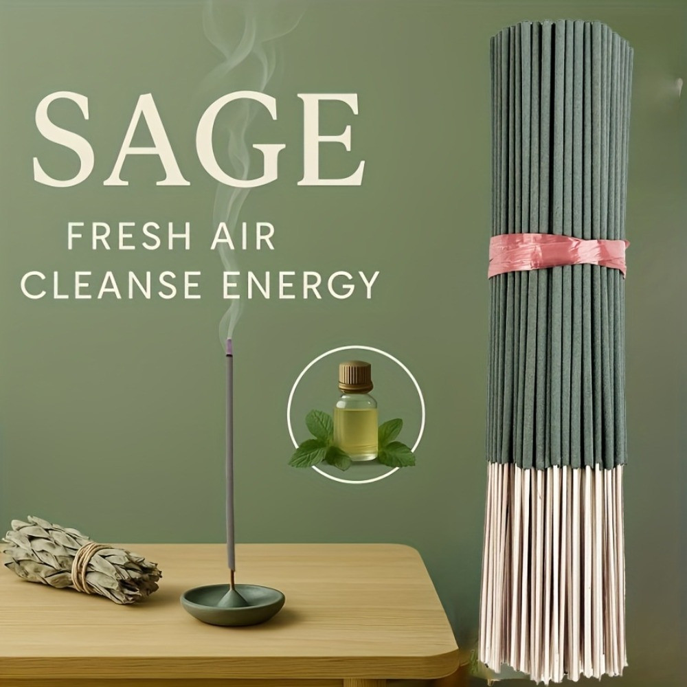 25/75 ชิ้น Sage ธูป Sticks ธรรมชาติ Aroma Stick บ้านน้ําหอมในร่ม Air Freshener ธูป
