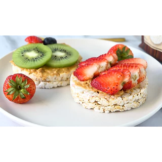 LUMLUM Organic Munpu Brown Rice Cake ข้าวพอง ข้าวกล้อง มันปู อบกรอบ ออร์แกนิค 100 g.