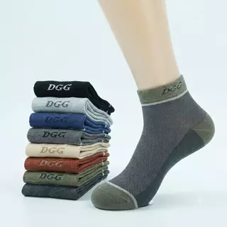 BANA ถุงเท้าข้อสั้น ผ้าคอตตอน คละ 5 สี ฟรีไซซ์ ผ้านุ่ม ซับเหงื่อ ระบายอากาศ สำหรับผู้หญิงและผู้ชาย แพ็ก 6/12 คู่