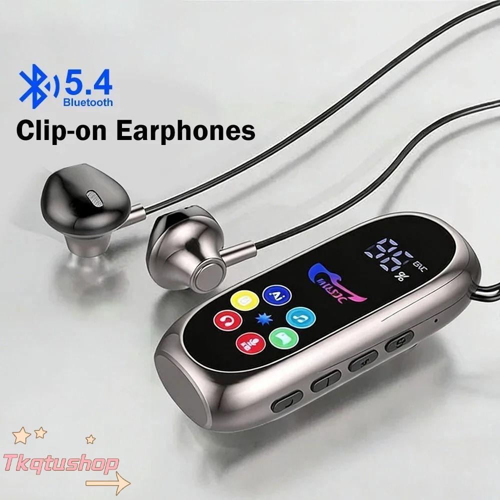 IMIHAN1 หูฟังแบบหนีบ, Lavalier HD Mic ลดเสียงรบกวนหูฟังแบบคล้องคอ, อายุการใช้งานแบตเตอรี่ยาวนานเป็นพ