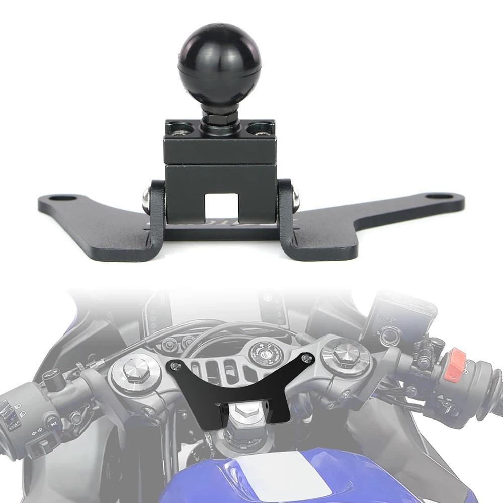 AY For Yamaha YZF-R3 2019-2022 2023 2024 2025 2026 Motorcycle Handlebar Clamp GPS Mount Navigation B