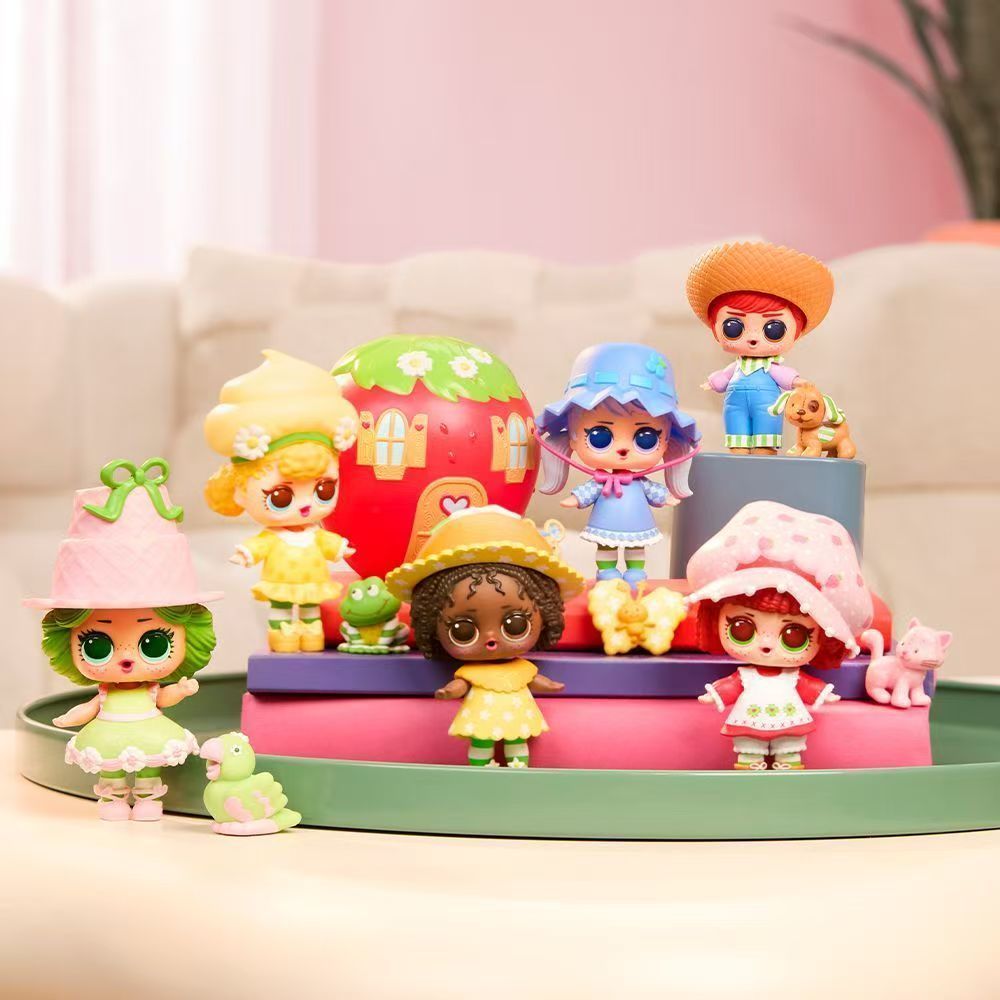 MGA LOLSurprise Unpacking Ball x Strawberry Sweetheart Unpacking Ball Mystery Box Doll Sweetheart Fr