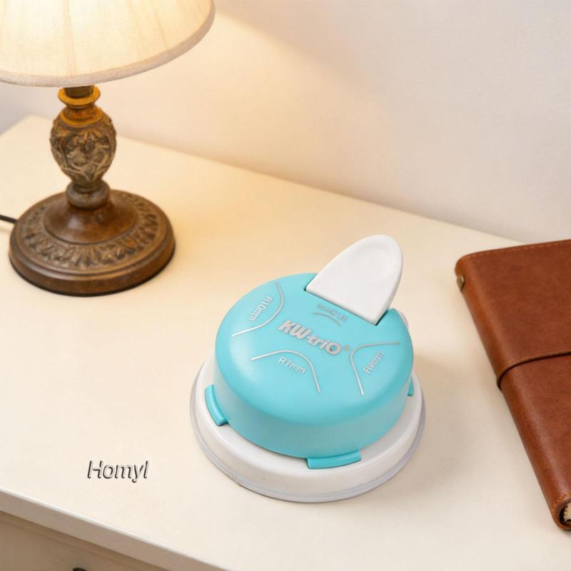 [Homyl] 4 in 1 Corner Punch Corner Rounder Punch สําหรับสมุดทําภาพกระดาษสีชมพู