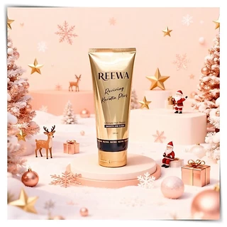 REEWA เคราตินสด กล่องดำ | ฟื้นผมเสียหนัก ผมช็อต ผมแห้งเสีย ให้กลับมานุ่มลื่นเหมือนทำซาลอน 100g