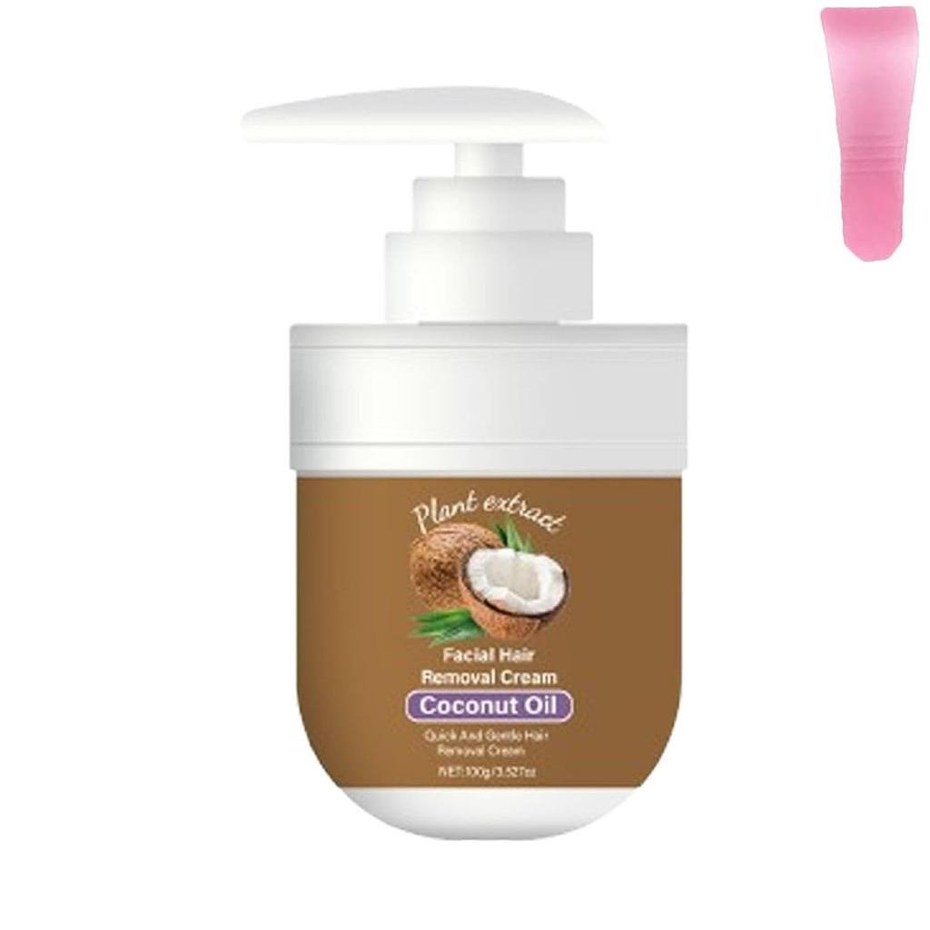 ใหม่ FacialHairRemovalforWomen,CoconutOilFacialHairRemoval,PainlessHairRemoval,SuitableforAll(1ชิ้น)
