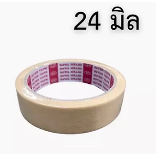 เทปย่น Inter แกนแดง คุณภาพสูง ยาว 20 หลา x หน้ากว้าง 24-48 มิลลิเมตร