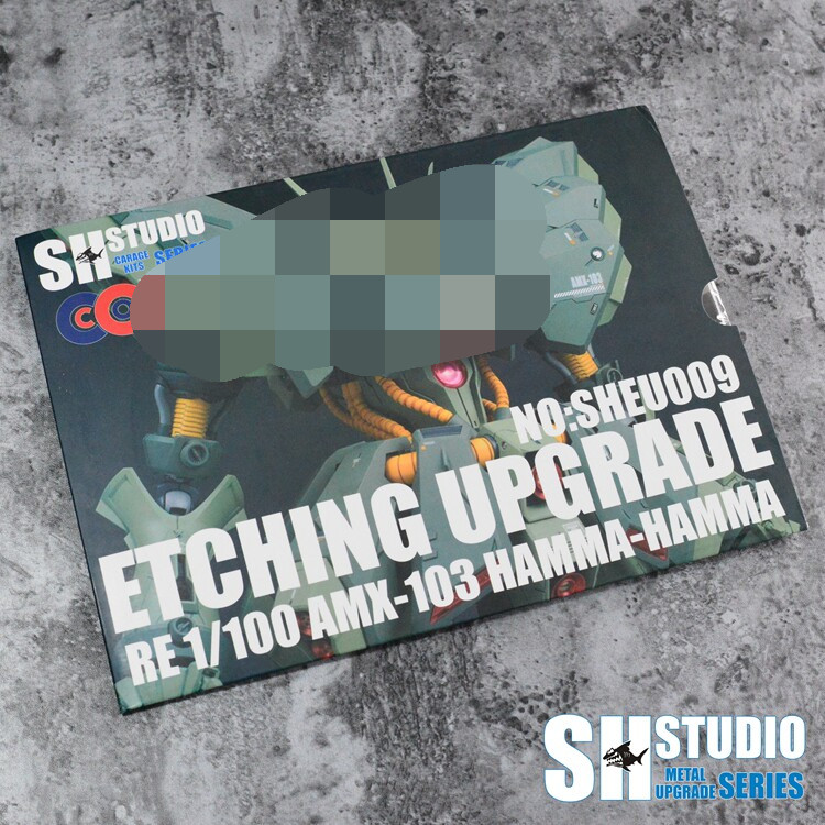 SH009-1 SH STUDIO อัพเกรดชิ้นส่วนสลักโลหะสําหรับ RE 1/100 HAMMA HAMMA (ไม่รวมชุด)