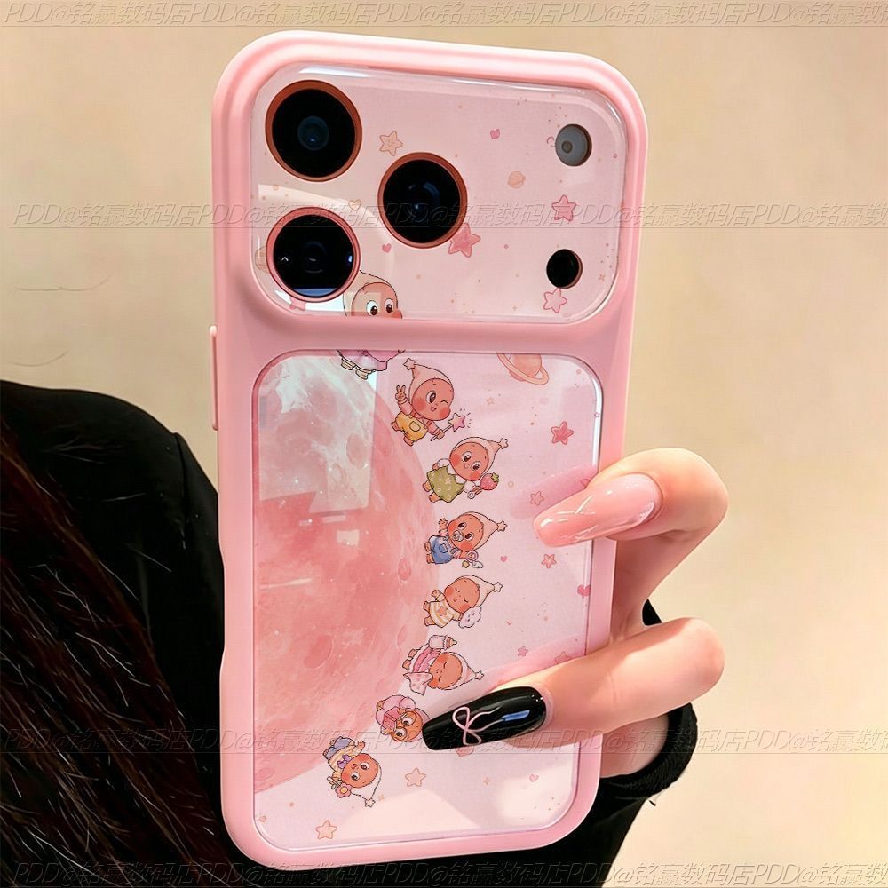 เคสโทรศัพท์เหมาะสําหรับiPhone 11 12 13 14 15 16 17 Pro Maxน่ารักStarman Planetกันกระแทกกันกระแทกกันกระแทกเคสรวมทุกอย่างKQN7