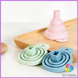 Eos Center กรวยซิลิโคน พับเก็บประหยัดพื้นที่ พกพาสะดวก Silicone funnel