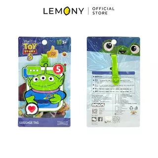 LEMONY พวงกุญแจป้ายแท็กติดกระเป๋า ทอยสตอรี่ Disney Toy Story Collection