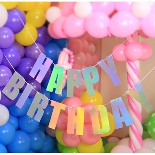 ป้ายแขวน วันเกิด (มีแบบเยอะมาก) happy birthday แบนเนอร์วันเกิด แบนเนอร์งานปาร์ตี้ ป้ายbirthday ป้าย