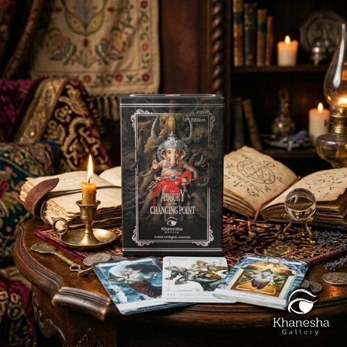 ไพ่ทาโรต์ Khanesha Tarot Art 3rd Edition ทรงบัลลังก์เอราวัณ 33 เศียร (Limited 888 สำรับ)