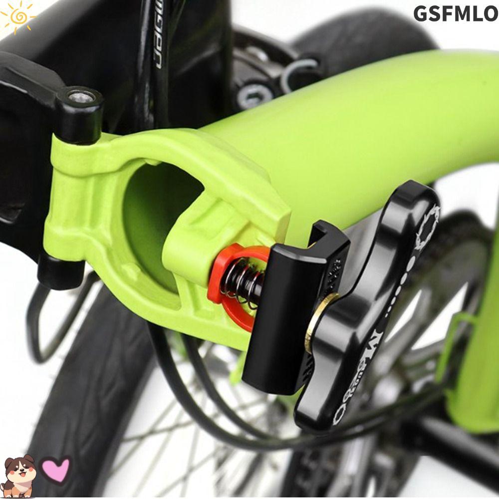GSFMLO แคลมป์บานพับ, อุปกรณ์ซ่อม 3 สีจักรยานสปริง, โครงจักรยานพับพลาสติกสําหรับจักรยาน Brompton