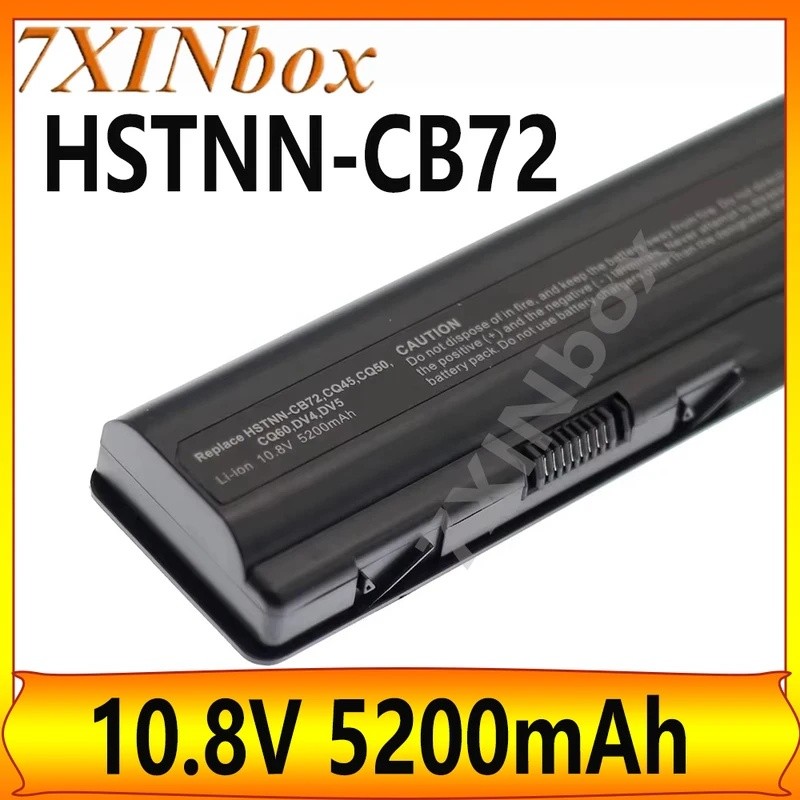 7XINbox HSTNN-CB72 HSTNN-IB72 5200mAh แบตเตอรี่แล็ปท็อปสําหรับ HP Compaq Presario CQ40 CQ45 CQ50 CQ6