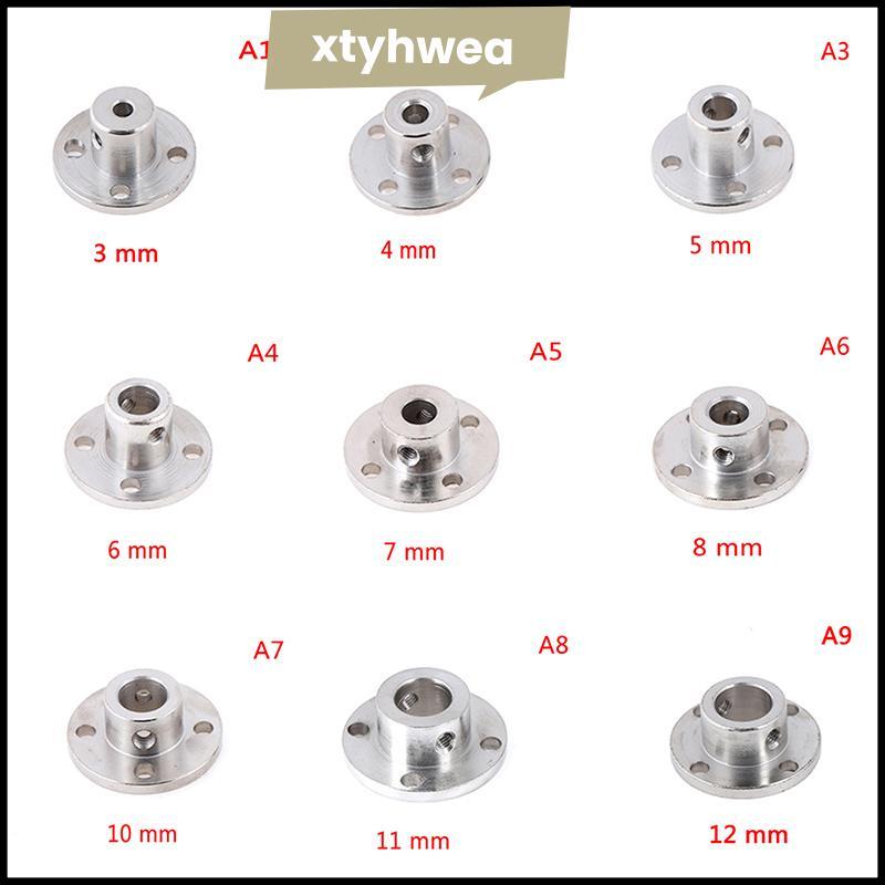 Xtyhweapz 3/4/6/7/8/10/11/12 มม.หน้าแปลนแข็งข้อต่อมอเตอร์คู่มือเพลา coupler Jelly