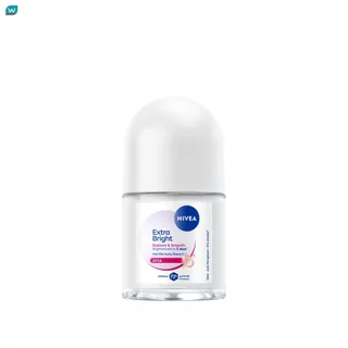 NIVEA นีเวีย โรลออน เอ็กซ์ตร้า ไบรท์ เรเดียนท์ แอนด์ สมูท 12 มล. ลดเหงื่อ ระงับกลิ่นกาย