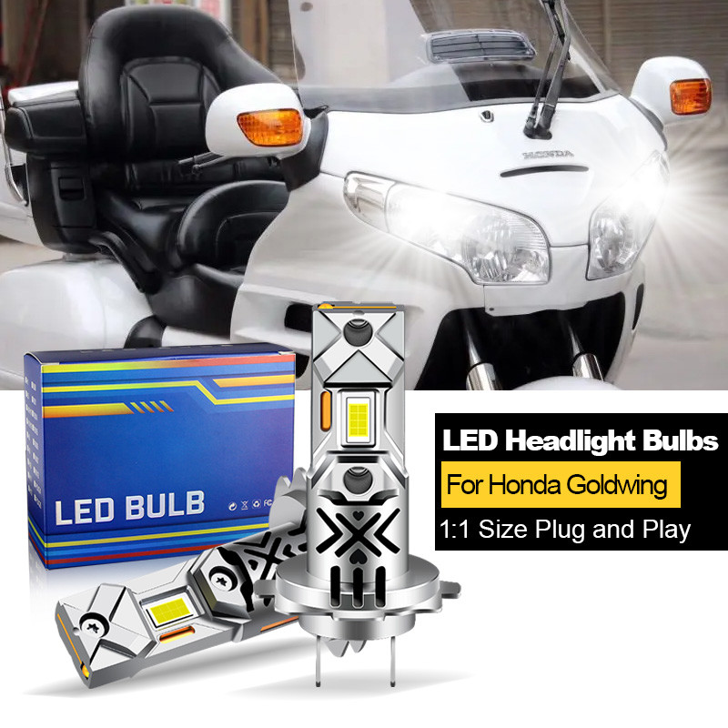 1/2Pcs Canbus สําหรับ Honda Goldwing GL1800 ปี 2001-2016 LED รถจักรยานยนต์ Plug-and-Play ไฟหน้าสูง/ต