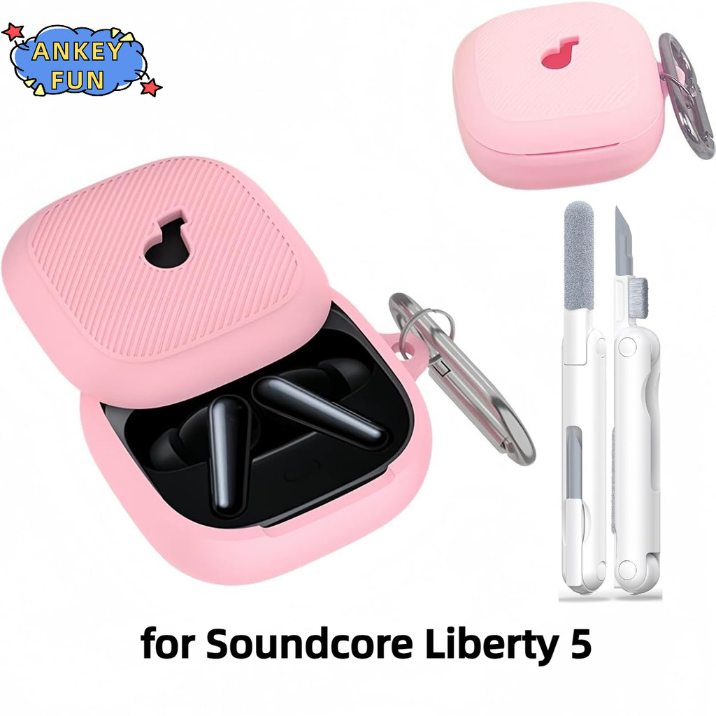 Compatible with Anker Soundcore Liberty 5 Case Bluetooth Earphones Silicone Protective Case for Soun