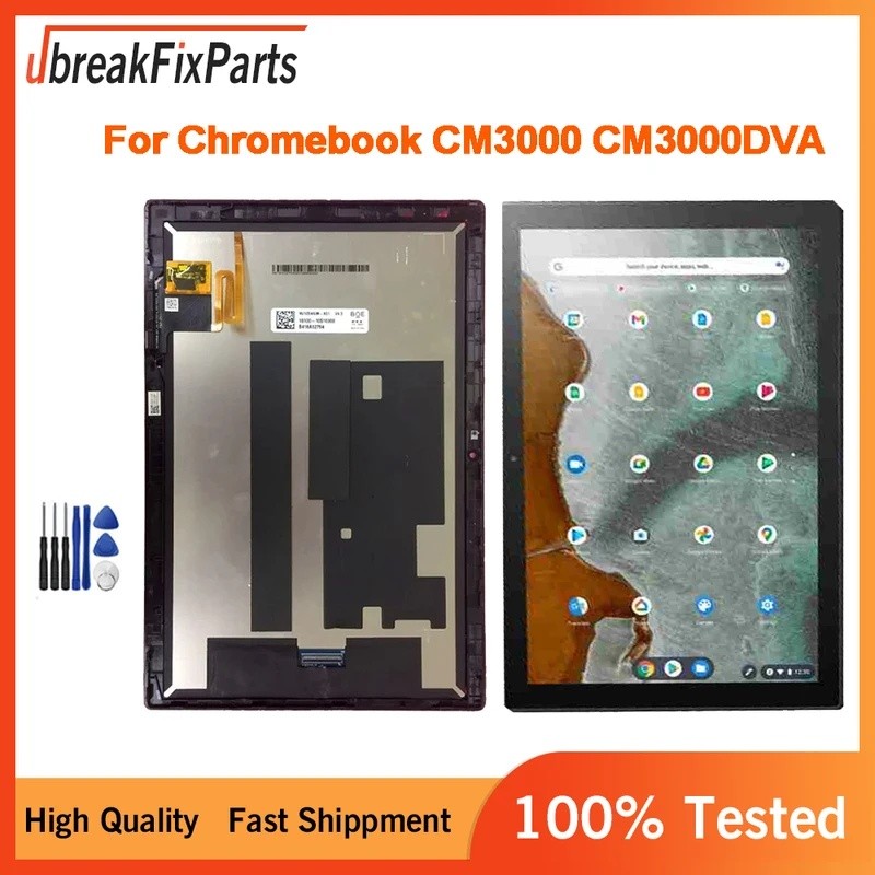 สําหรับ Chromebook CM3000 CM3000DVA จอแสดงผล LCD Touch Screen Digitizer Assembly พร้อมกรอบเปลี่ยน