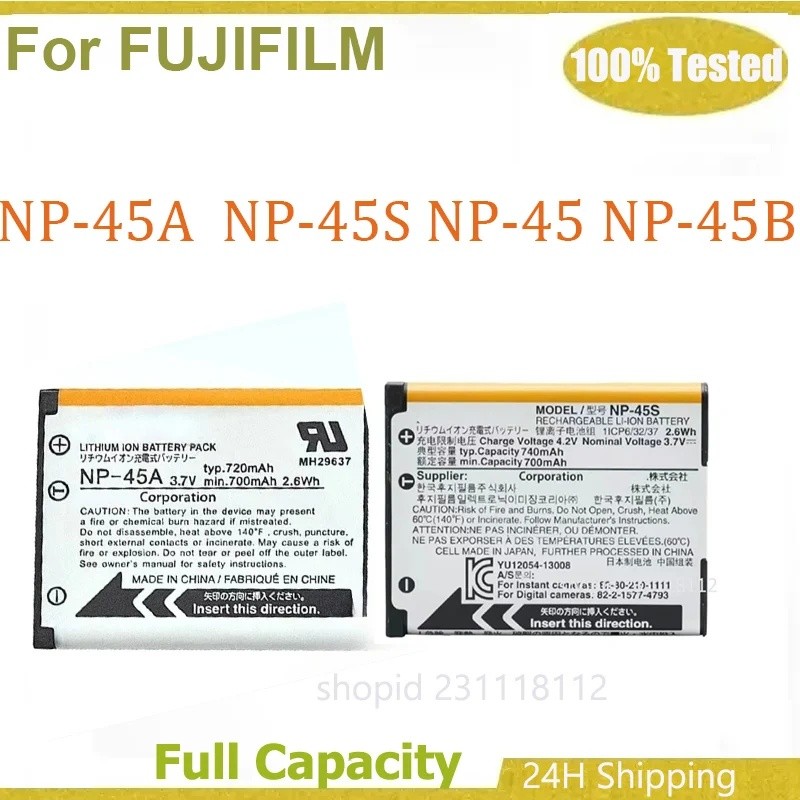 NP-45A NP-45S แบตเตอรี่สําหรับ Fujifilm instax mini90 mini90s JZ305 JZ505 JZ500 JZ300 JX400 JX405 NP