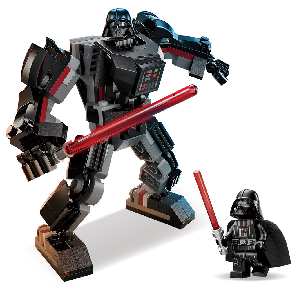star wars เลโก้ Star Wars Mecha 75370 Stormtrooper 75369 Boba Fett 75368 Darth Vader Building Block 
