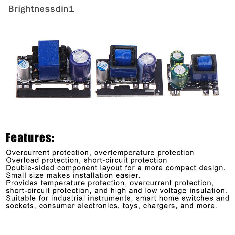 [Brightnessdin] AC-DC 5V 700MA 1000MA 2000MA 5W 10W Precision Converter AC 220V ถึง 5V DC Step Down 