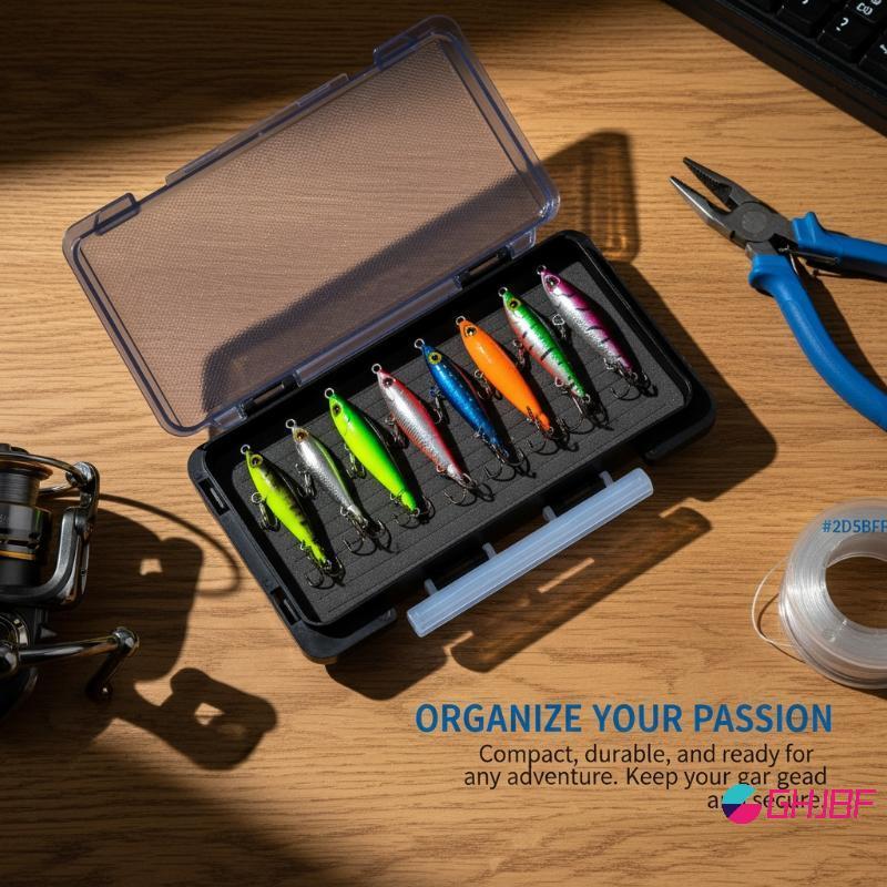 GHJBF] ฟองน้ํา Pad Fly แบบพกพาสําหรับ Jig Head Hook Case และ Ear Studs แหวนคอเต่า Organizer ถือ 20 H